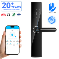 Cerradura Inteligente para Hotel YOLOCK, Desbloqueo con Teléfono Inteligente Tuya, Tarjeta RFID, Cerradura Electrónica para Puerta de Latón
