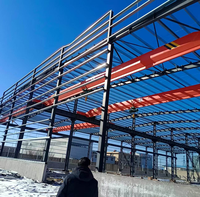 Edificio Comercial Prefabricado con Estructura de Acero Pesado para Uso en Oficinas, Construcción de Acero Soldado