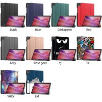 Étui personnalisé à motif pour Lenovo Tab One 8,7 pouces, étui intelligent magnétique en cuir à trois volets pour Lenovo Tab K9