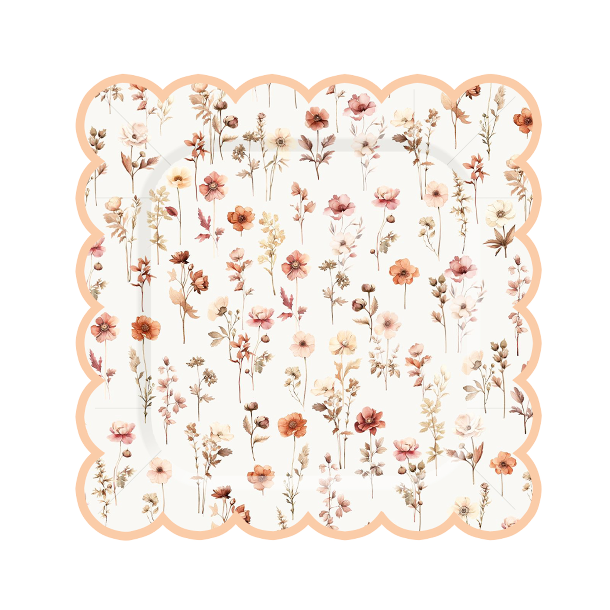 Plato de papel de 10 pulgadas * 8 unidades