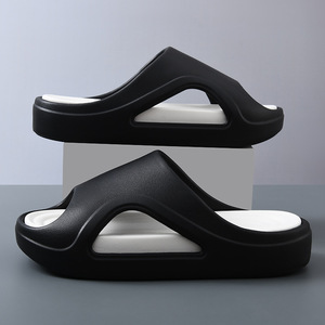 Men's Summer Outdoor Sandals Thick Sole EVA Non Slip Breathable Beach Slides Size 40-45 <b>White</b> Black Brown - Product Image 3