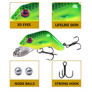 OEM 5.5cm/8.8g esca a manovella galleggiante esca esca a manovella per basso pesce Pesca - Product Image 5