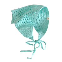 Écharpe triangulaire en coton de haute qualité pour femmes couleur unie petit bouton étiquette Style Long tissé à la main accessoire de couvre-chef pour l'été