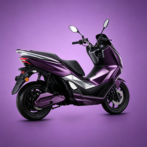 Scooter électrique à moteur à moyeu 72V 3000W, vitesse élevée 80 km/h, batterie au lithium, moto électrique pour adultes - Product Image 1