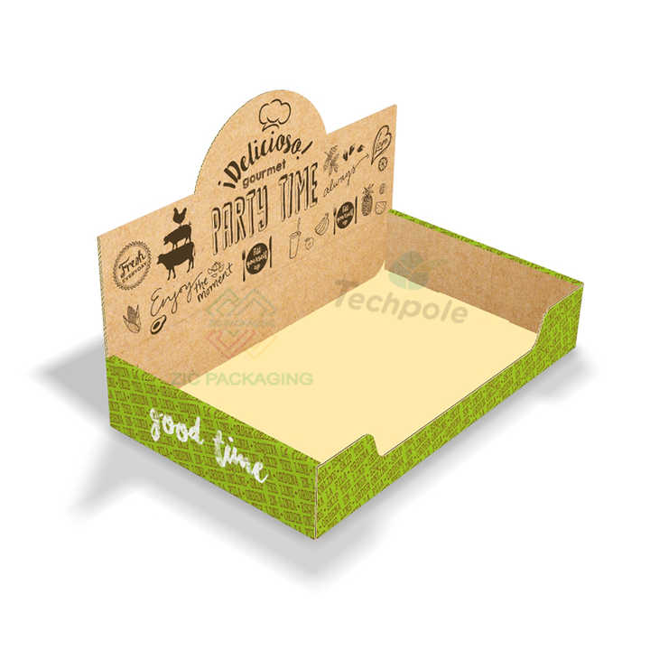 Retail Shelf Cardboard Counter Top Display Stand Show Supermarket Shop ...