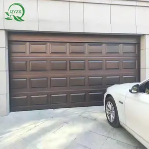 Puertas de garaje seccionales superiores dobles para Villa con solapa automática de acero a buen precio con la mejor calidad