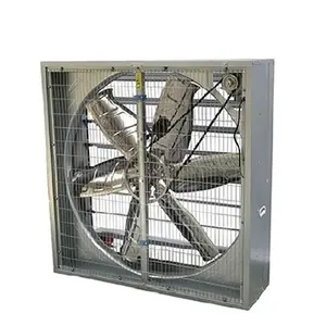 Modern design poultry wall mounted negative pressure heavy hammer exhaust fan for greenhouse air cooler