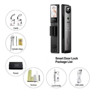 Fully-Auto Ai <strong>Digital</strong> <strong>Lock</strong> 3d Face Recognition Video Intercom Tuya Smart Door <strong>Lock</strong> Outdoor Waterproof with Camera Fingerprint - Product Image 6