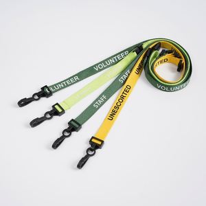 Bestom Custom Logo Neck Straps Team Spirit Silk Screen Lanyards with <b>Hook</b> Accessory Pre-Printed Sports Events Fan ID Holders - Product Image 1