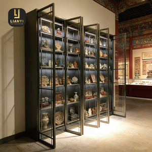 Vitrine de musée personnalisée avec système d'éclairage LED à fibre optique émettant des rayonnements ultraviolets et infrarouges nuls - Product Image 2