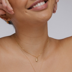 Collana di vendita calda donna gioielli di nicchia Designer 925 argento oro 18k Leo 12 segni zodiacali - Product Image 2