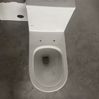 WC moderne à poser au sol avec siphon, cuvette allongée américaine, ensemble de toilettes deux pièces pour salle de bain