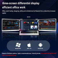 Nouvel écran portable pour PC/ordinateur portable de jeu de 15,6 pouces Full HD 1920x1080 IPS LCD LED, double/triple écran, type C