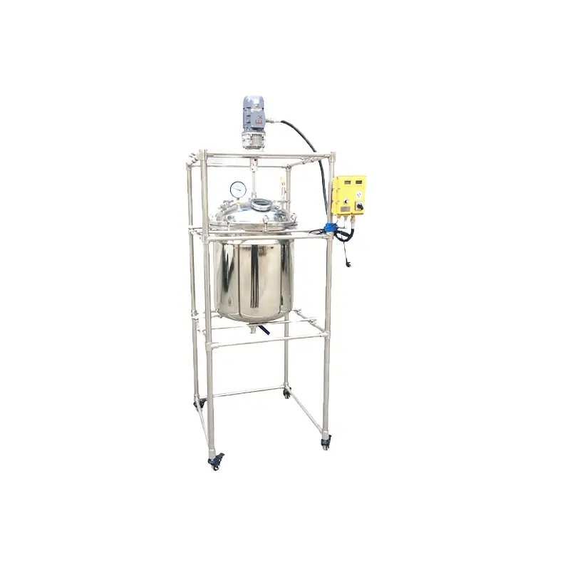 chemistry Laboratory jacketed stainless steel reactor continuous stirred reaction tank