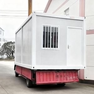 Casa Contenedor Modular <span class=keywords><strong>de</strong></span> Lujo Moderna, Resistente a Huracanes, <span class=keywords><strong>de</strong></span> 20 pies, Desmontable, para Uso Escolar o Comercial, Totalmente <span class=keywords><strong>de</strong></span> Acero, Fácil <span class=keywords><strong>de</strong></span> Almacenar y Transportar - Product Image 2