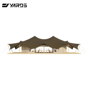 Grosir tenda peregangan glamor liar dengan gambar gaya kustom tenda liburan glamor liar