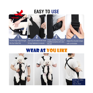 Pet <b>Backpack</b> Shoulder Portable Hands Free Pet Carrier Rucksack Front Pet Dog Travel Carrier <b>Backpack</b> Bag - Product Image 2