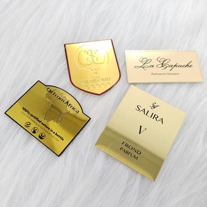 Aangepaste Stickers Logo Voor Zakelijk Goud Folie Rol Groothandel Metalen Aluminium Sticker Reliëf Label Vellen Dunne 3d Metalen - Product Image 4
