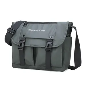 Hommes Messenger Bag Multi Pockets Crossbody Bag Commuting