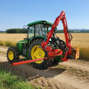 Trinciatrice Laterale Efficiente Montata su Trattore, Portata 5M con Spostamento Idraulico per il Taglio della Vegetazione su Fossi, Sponde e Strade - Product Image 5
