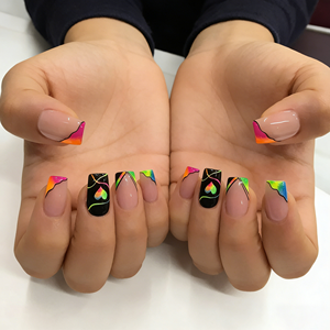 Tiras de Uñas de Gel Personalizadas <span class=keywords><strong>con</strong></span> Temática de Halloween, Pegatinas y Calcomanías 2D para Arte de Uñas, Resistentes al Agua, para Fiestas y Festivales, Suministros de <span class=keywords><strong>Manicura</strong></span> - Product Image 2