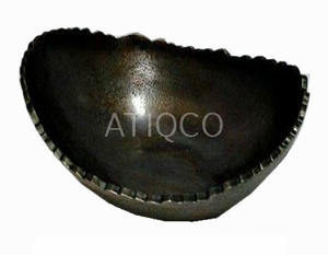 Bol de fruits en aluminium moulé au sable le plus vendu solide élégant poli dans un plateau de plaque en métal sûr de couleur antique moderne pour les fêtes - Product Image 1