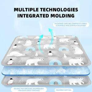 Großhandel Maßgefertigte Aufblasbare Umweltfreundliche Wassergefüllte Haustier-Kühlmatte Selbstkühlende <span class=keywords><strong>Gel</strong></span>-Technologie Mit Trockeneis - Product Image 3