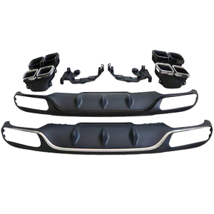 高品质 AMG 后唇运动型 E63 后扩散器，带排气管，适用于梅赛德斯奔驰 <span class=keywords><strong>E</strong></span> 级 <span class=keywords><strong>W213</strong></span> 2016-2020 年之前的运动版 - Product Image 6