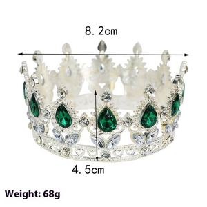 Diadème de fête de mariage, accessoires de cheveux pour enfants, performance, strass, couronne de fleurs baroque transfrontalière, décoration - Product Image 2