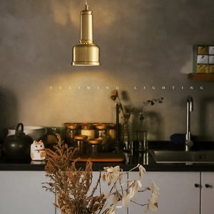 โคมไฟเพดาน LED สไตล์วาบิซาบิแบบญี่ปุ่น โคมไฟปูนซีเมนต์แบบสามหัว สำหรับบาร์/โต๊ะกาแฟ โคมไฟห้องนอน โคมไฟระย้า - Product Image 2