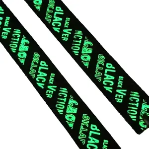 nylon zipper size 5 per merter waterproof luminous zipper with printing