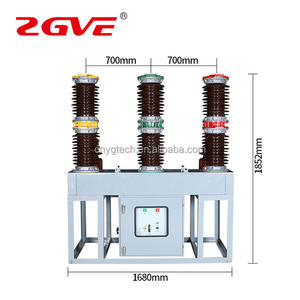 Interruptor de Circuito al Vacío Trifásico de Alto Rendimiento ZW7-40.5, 1250A, 20kA, Certificado ISO9001, para Exteriores - Product Image 1