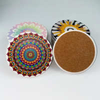 Sous-verres carrés en céramique brillants personnalisés de haute qualité Protection de table Souvenir par sublimation pour la décoration intérieure Prix