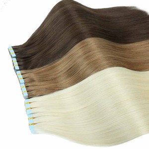 Extensión de Cabello con Cinta Adhesiva de Cabello Humano Ruso Remy Natural Doble Estirado de Calidad Superior Europea - Product Image 1