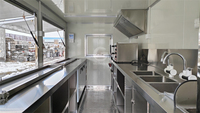 Offre Spéciale YITUO YT-FS400 acier galvanisé certifié CE café chariot de nourriture remorque rue Pizza camion de nourriture chariot de crème glacée