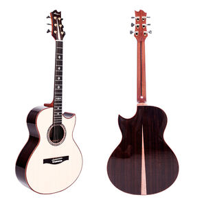 38 بوصة صغيرة 5A جامب شجرة التنوب أعلى الورد جميع الصلبة الغيتار الصوتية كوتاواي مع بيك آب - Product Image 2