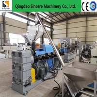 Ligne de granulation de plastique, machine de granulation de plastique, extrudeuse à double vis, machine de granulation de plastique recyclé PP HDPE PVC
