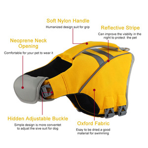 Nouvel arrivage de gilet de sauvetage réfléchissant réglable Source fabricant de <span class=keywords><strong>chien</strong></span> gilet de sauvetage Oxford de sécurité vêtements pour chiens de compagnie - Product Image 3