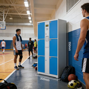 Casier intelligent en métal pour <span class=keywords><strong>colis</strong></span> <span class=keywords><strong>express</strong></span>, vestiaires de salle de sport, supermarchés et banques - Product Image 6