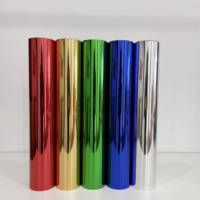 HTV — feuille d'aluminium extensible pour vêtements, vinyle de transfert thermique, 50cm * 25 mètres, rouleaux de 16 couleurs métalliques pour vêtements