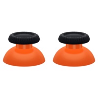 EXtremeRate Orange & Black Analog Stick Thumb Stick Thumbsticks pour PS5 & PS4 All Model Controller