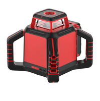 Niveau laser rotatif professionnel CRL-340P à faisceau vert auto-nivelant à 360 degrés avec récepteur, télécommande et mallette de transport