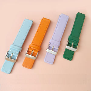 Bracelet de montre en cuir véritable double face en cuir de vachette pleine fleur, compatible avec <span class=keywords><strong>Huawei</strong></span> Watch <span class=keywords><strong>B6</strong></span> B7 - Product Image 4