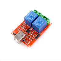 Module de relais à 2 voies avec interrupteur de commande USB 5V de haute qualité, module d'interrupteur de commande par ordinateur
