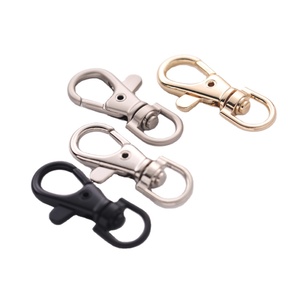 Đặt hàng nhỏ tùy chỉnh Kẽm hợp kim Túi phụ kiện xoay <span class=keywords><strong>Snap</strong></span> móc vòng chìa khóa - Product Image 3