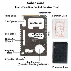Kit de Emergencia Profesional Multifuncional de 12 Piezas para Viajes y Campamentos en la Naturaleza, con Linterna, Encendedor, Brújula, etc. - Product Image 2