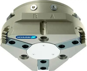 Pince pneumatique centrique à 3 doigts PZN-plus 300-1, robuste, course de 35 mm par mâchoire, fermeture 14500N - Product Image 4