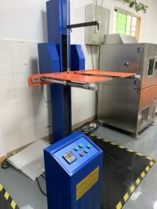 Tek kanat karton kutu damla <span class=keywords><strong>Test</strong></span> makinesi paketleme ücretsiz düşme darbe <span class=keywords><strong>Test</strong></span> cihazı ASTM ASTM ISO uyumlu laboratuvar ekipmanları - Product Image 3
