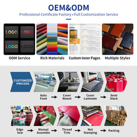 Porta Certificados de Papel Ecológico de Lujo, Carpeta para Diplomas con Grabado en Relieve, para Premios, Graduaciones y Presentaciones Empresariales