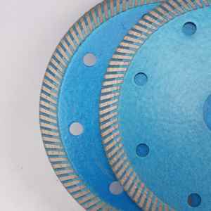 Disque de coupe de 5 pouces pour lame de scie Hi-Saw, avec bord en maille de turbine A125mm, pour le meulage des carreaux de céramique et du granit - Product Image 5